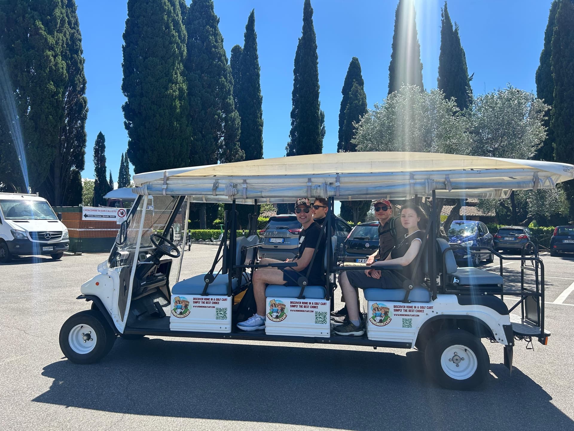 Rome Private Golf Cart Tour from Civitavecchia Port - main image